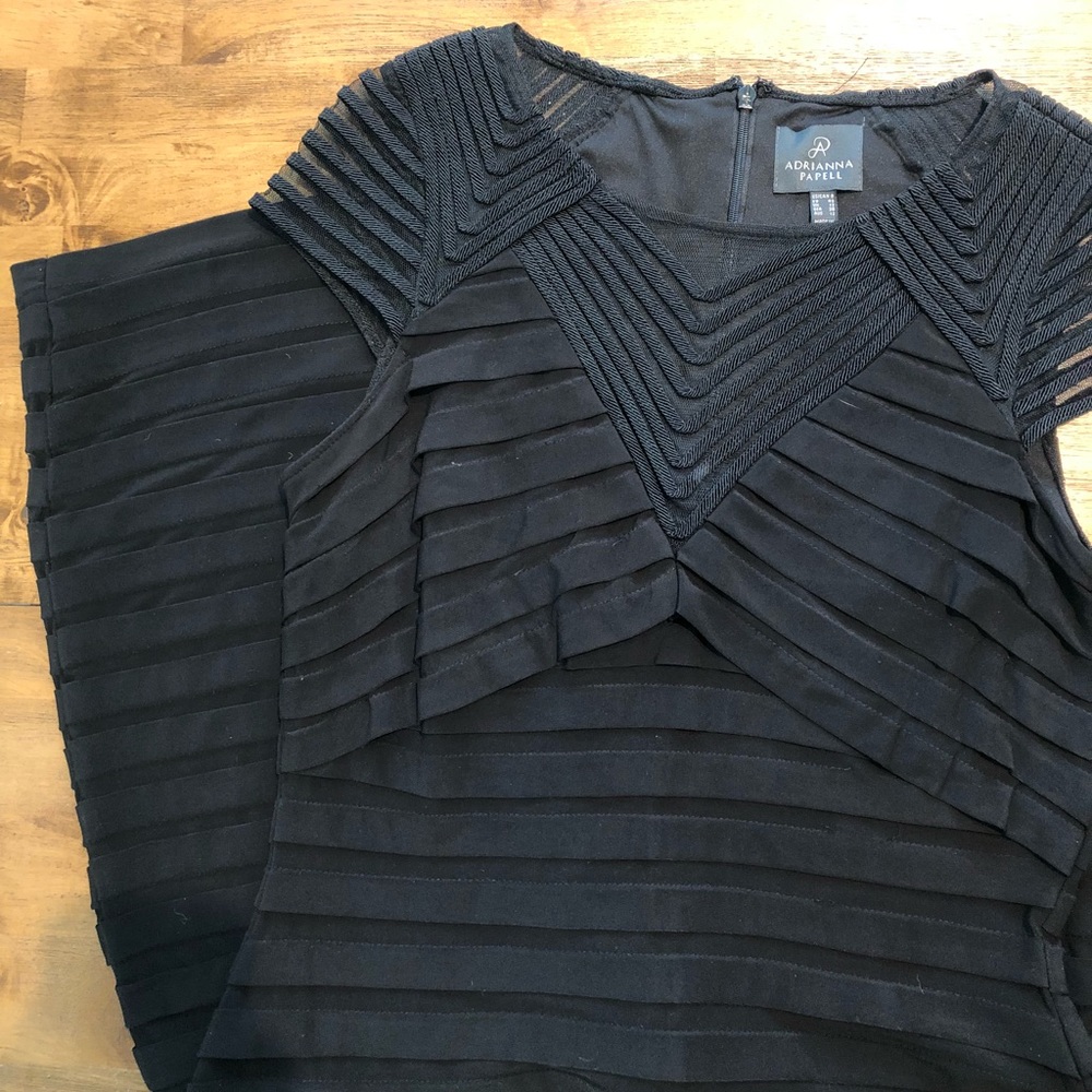 Adrianna Papell | Black Cocktail Dress